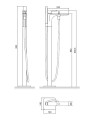 Keria Bateria Wannowa Wolnost. Czarna  AREX.2055BL,.jpg