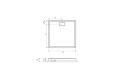 Zero Brodzik Kwadratowy 80X80 Niski  BREX.1202.080.080.WHN.jpg