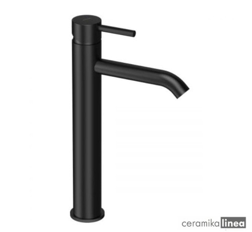 Oltens Molle bateria umywalkowa stojąca wysoka czarny mat 32400300.jpg