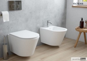 Oltens Jog bidet wiszący biały 46001000