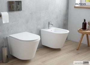 Oltens Jog bidet wiszący z powłoką SmartClean biały 46501000