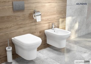 Oltens Gulfoss bidet wiszący z powłoką SmartClean biały 46503000