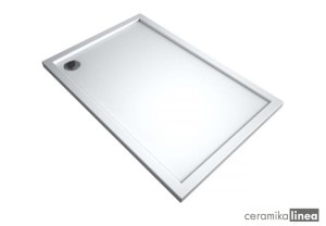 Oltens Superior brodzik prostokątny 120x80 cm akrylowy biały 15003000