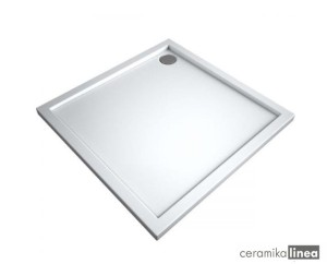 Oltens Superior brodzik kwadratowy 80x80 cm akrylowy biały 17002000