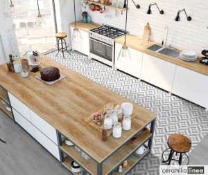 Keros Gres Laredo Banda Gris 25x25 gat.1  (op.1,2m2)