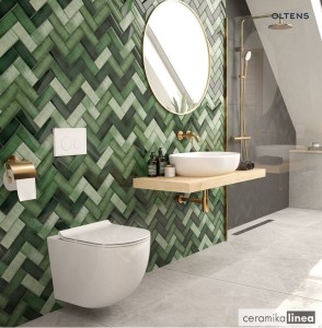 Oltens Hamnes deska sedesowa twarda wolnoopadająca Slim biała 45110000