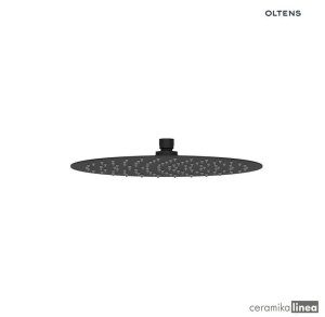 Oltens Vindel deszczownica 30 cm okrągła czarny mat 37000300