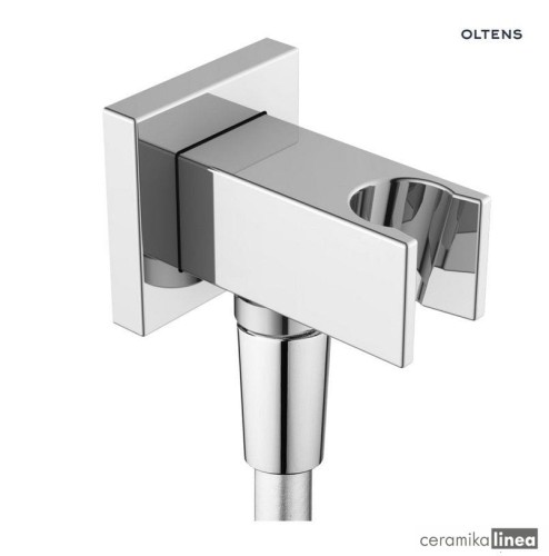 Oltens Hvita (S) przyłącze kątowe z uchwytem kwadratowe chrom 39303100.jpg