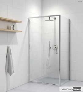 Oltens Fulla kabina prostokątna 80x100 cm drzwi przesuwne 20202100