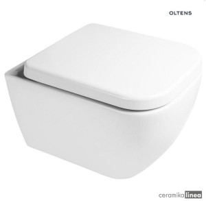 Oltens Vernal miska WC wisząca PureRim biała 42002000