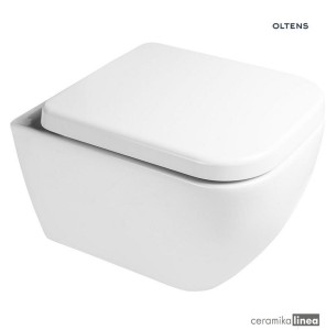 Zestaw Oltens Vernal miska WC wisząca PureRim z deską wolnoopadającą 42006000