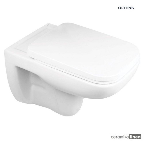 Oltens Ribe miska WC wisząca PureRim z deską wolnoopadającą biała 42010000.jpg
