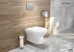 Oltens Gulfoss miska WC wisząca z powłoką SmartClean biała 42603000