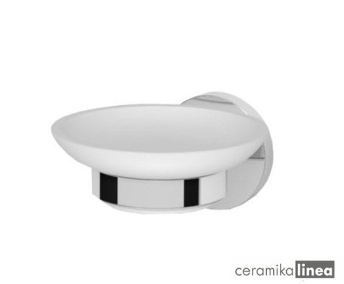Oltens Gulfoss mydelniczka z uchwytem biała ceramika chrom 84101000.jpg