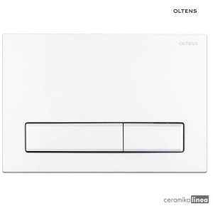 Oltens Torne przycisk spłukujący do WC biały 57101000