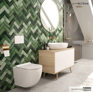 Oltens Lule przycisk spłukujący do WC biały 57102000