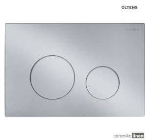 Oltens Lule przycisk spłukujący do WC chrom matowy 57102200