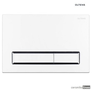 Oltens Torne przycisk spłukujący do WC biały/chrom 57103000