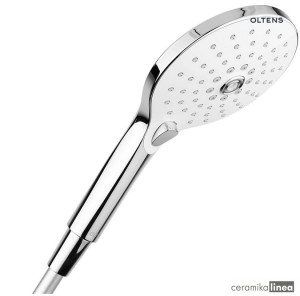 Oltens Saxan EasyClick słuchawka prysznicowa chrom/biały 37100110