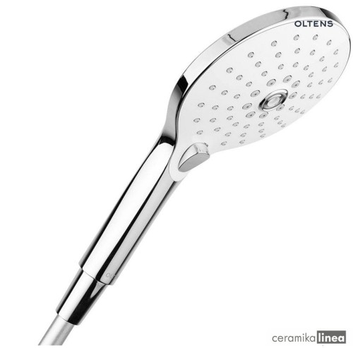Oltens Saxan EasyClick słuchawka prysznicowa chrom biały 37100110.jpg