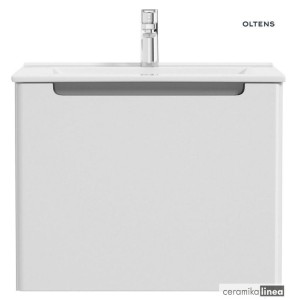Oltens Jog szafka 60 cm podumywalkowa wisząca biały połysk 60000000