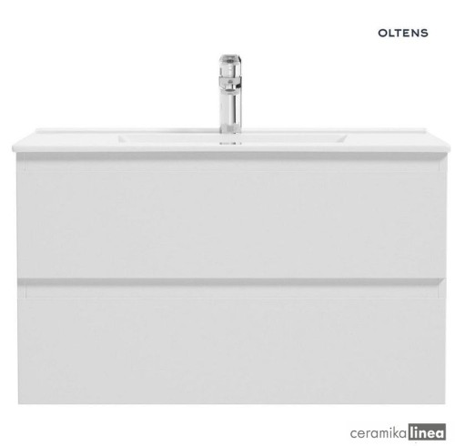 Oltens Vernal szafka 80 cm podumywalkowa wisząca biały połysk 60003000.jpg