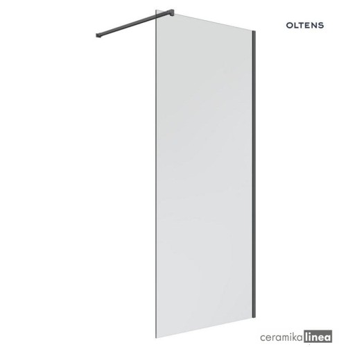 Oltens Bo ścianka prysznicowa Walk-In 90 cm profil czarny mat 22001300.jpg
