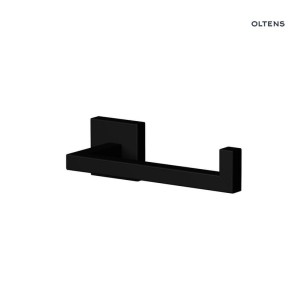 Oltens Tved uchwyt na papier toaletowy czarny mat 81105300