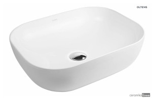 Oltens Josen umywalka 50x39.5 cm nablatowa biała 40305000