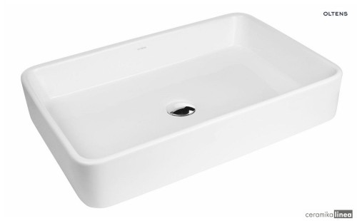 Oltens Lustra umywalka 60,5x35 cm nablatowa prostokątna biała 40306000.jpg