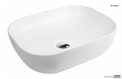 Oltens Josen umywalka 50x39,5 cm nablatowa z powłoką SmartClean biała 40805000.jpg