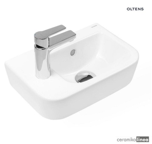 Oltens Vernal umywalka 37x24,5 cm wisząca lewa z powłoką SmartClean biała 41504000.jpg