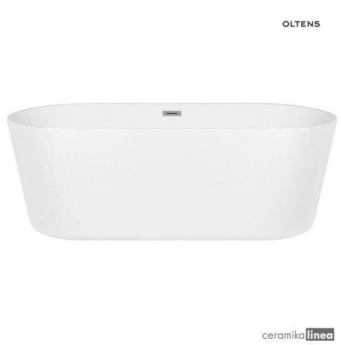 Oltens Inga wanna wolnostojąca 157x75 cm owalna akrylowa biała 12007000.jpg