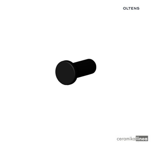 Oltens Vernal haczyk na ręcznik czarny mat 80004300.jpg