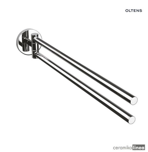 Oltens Gulfoss wieszak na ręcznik 38 cm dwuramienny ruchomy chrom 80104100.jpg