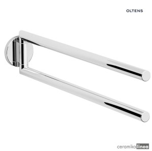 Oltens Gulfoss wieszak na ręcznik 40 cm dwuramienny chrom 80105100
