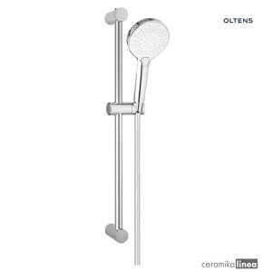 Zestaw prysznicowy Oltens Driva EasyClick Alling 60 chrom/biały 36001110