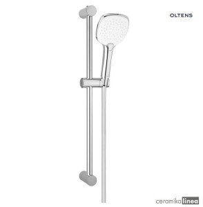 Zestaw prysznicowy Oltens Driva EasyClick (S) Alling 60 chrom/biały 36002110