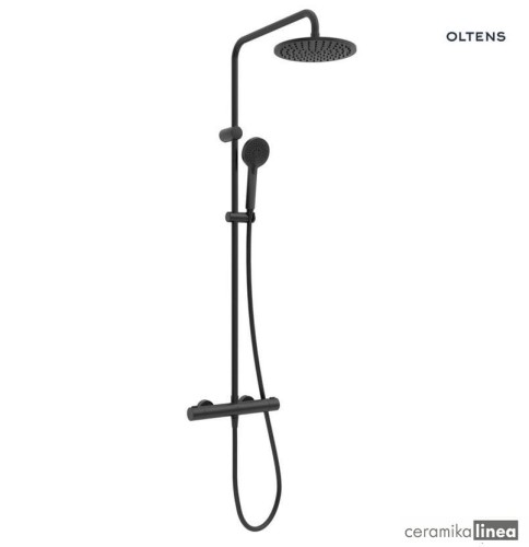 Oltens Atran zestaw prysznicowy termostatyczny z deszczownicą okrągłą czarny mat 36500300.jpg