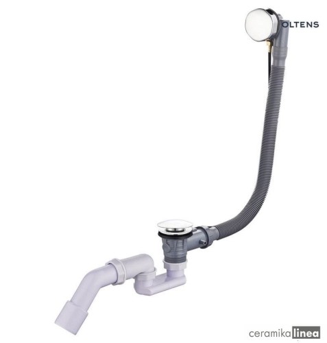 Oltens Oster syfon wannowy automatyczny z pokrętłem chrom 03001100.jpg