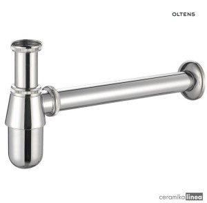 Oltens Molde syfon umywalkowy butelkowy mosiężny chrom 02604100
