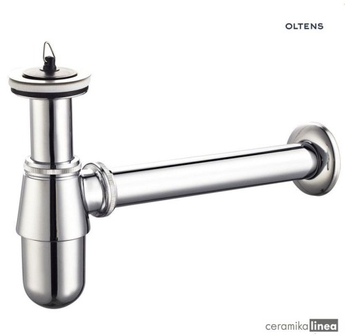 Oltens Molde syfon umywalkowy mosiężny butelkowy z korkiem chrom 02603100.jpg