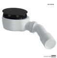 Oltens Pite Turbo syfon brodzikowy odpływ 90 mm plastikowy czarny mat 08001300.jpg