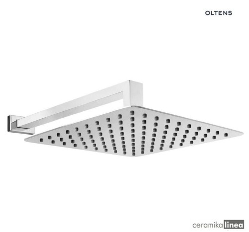 Oltens Vindel (S) Lagan (S) deszczownica 25 cm kwadratowa z ramieniem ściennym chrom 36014100.jpg