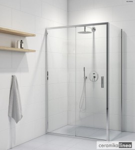 Oltens Fulla kabina prostokątna 80x120 cm drzwi przesuwne 20203100