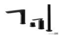 bateria wannowa 4-otworowa czarna Experience Black QB244EB.jpg