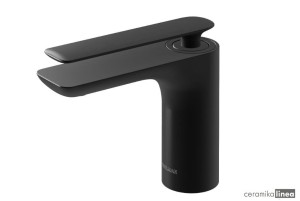 bateria umywalkowa sztorcowa czarna Experience Black QB100EB  Kohlman