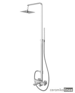Zestaw natrysk Foxal termo chrom QW274F  Kohlman