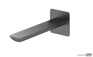 wylewka ścienna 20 cm. szara Experience Gray QW230EG  Kohlman