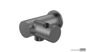 uchwyt słuchawkowy szary Experience Gray QW004AEG z przyłączem wody ½"  Kohlman